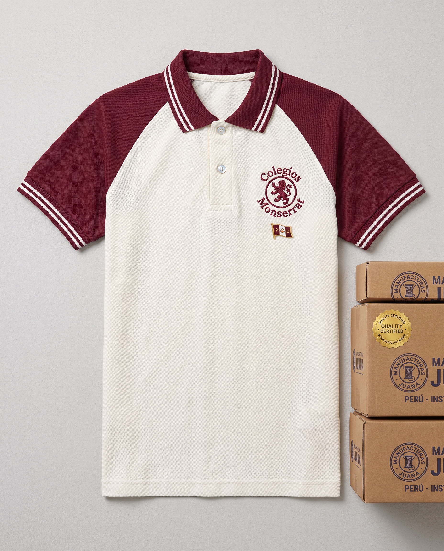 Polo Institucional Manga Corta / Cuello Camisero